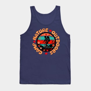Nature outdoors camp vintage Tank Top